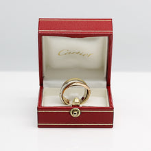 Lade das Bild in den Galerie-Viewer, Les must de Cartier Trinity Tricolour 18KT Gold mit Cartier Box in Gr. 52
