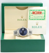 Lade das Bild in den Galerie-Viewer, Rolex Datejust Stahl/Weißgold Ref : 16234
