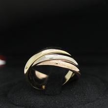 Lade das Bild in den Galerie-Viewer, Les must de Cartier Trinity Tricolour 18KT Gold mit Cartier Box in Gr. 55
