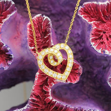 Lade das Bild in den Galerie-Viewer, Tiffany &amp; Co. Herz Diamantanhänger in 18KT Gold mit Box
