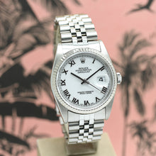 Lade das Bild in den Galerie-Viewer, Rolex Datejust Stahl/Weißgold Ref : 16234

