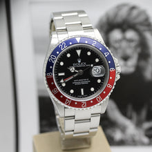 Lade das Bild in den Galerie-Viewer, Rolex GMT Master II Stahl Ref: 16710
