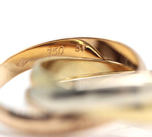 Lade das Bild in den Galerie-Viewer, Les must de Cartier Trinity Tricolour 18KT Gold mit Cartier Box in Gr. 54
