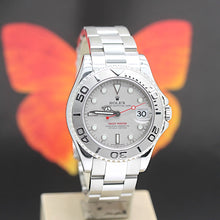 Lade das Bild in den Galerie-Viewer, Rolex Yachtmaster Medium Stahl/Platin Ref: 168622 mit Rolex Box
