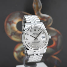 Lade das Bild in den Galerie-Viewer, Rolex Datejust Medium Stahl/Weißgold Ref : 178274 mit Rolex Box &amp; Papiere
