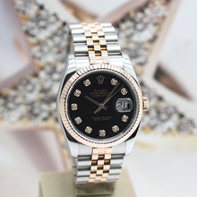 Lade das Bild in den Galerie-Viewer, Rolex Datejust Stahl/Rosegold Ref : 116231 mit Rolex Box &amp; Papiere von 2009
