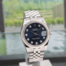 Lade das Bild in den Galerie-Viewer, Rolex Datejust Medium Stahl/Weißgold Ref : 178274 mit Rolex Box &amp; Papiere
