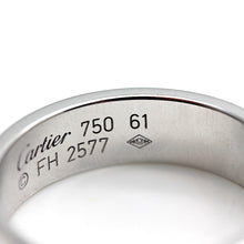 Lade das Bild in den Galerie-Viewer, Cartier Love Ring in 18KT Weißgold mit Cartier Box in Gr. 61
