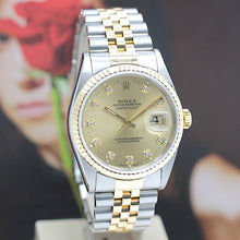 Lade das Bild in den Galerie-Viewer, Datejust Stahl/Gold Ref : 16233
