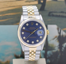 Lade das Bild in den Galerie-Viewer, Datejust Stahl/Gold Ref : 16233
