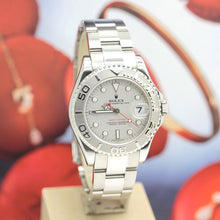 Lade das Bild in den Galerie-Viewer, Rolex Yachtmaster Medium Stahl/Platin Ref: 168622 mit Rolex Box &amp; Papiere
