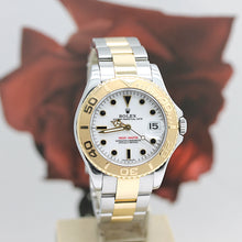 Lade das Bild in den Galerie-Viewer, Rolex Yachtmaster Medium Stahl/Gold Ref: 168623 mit Box &amp; Papiere von 2001
