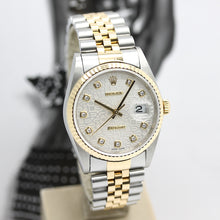 Lade das Bild in den Galerie-Viewer, Rolex Datejust Stahl/Gold Ref : 16233 mit Rolex Box von 1997
