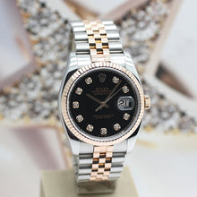 Lade das Bild in den Galerie-Viewer, Rolex Datejust Stahl/Rosegold Ref : 116231 mit Rolex Box &amp; Papiere von 2009
