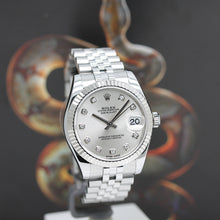 Lade das Bild in den Galerie-Viewer, Rolex Datejust Medium Stahl/Weißgold Ref : 178274 mit Rolex Box &amp; Papiere
