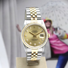 Lade das Bild in den Galerie-Viewer, Datejust Stahl/Gold Ref : 16233
