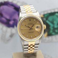 Lade das Bild in den Galerie-Viewer, Datejust Stahl/Gold Ref : 16233
