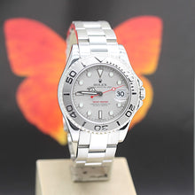 Lade das Bild in den Galerie-Viewer, Rolex Yachtmaster Medium Stahl/Platin Ref: 168622 mit Rolex Box
