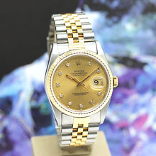 Lade das Bild in den Galerie-Viewer, Datejust Stahl/Gold Ref : 16233
