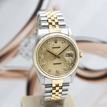 Lade das Bild in den Galerie-Viewer, Datejust Stahl/Gold Ref : 16233
