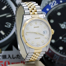Lade das Bild in den Galerie-Viewer, Rolex Datejust Stahl/Gold Ref : 16233 mit Rolex Box von 1994

