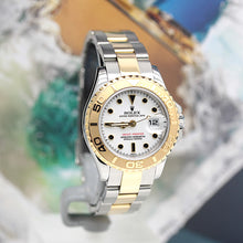 Lade das Bild in den Galerie-Viewer, Rolex Yachtmaster Lady Stahl/Gold Automatik Ref: 169623 mit Rolex Box &amp; Papiere

