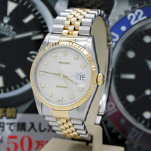 Lade das Bild in den Galerie-Viewer, Rolex Datejust Stahl/Gold Ref : 16233 mit Rolex Box von 1994
