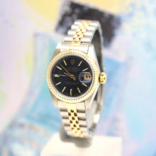 Lade das Bild in den Galerie-Viewer, Rolex Lady Datejust Stahl/Gold Ref: 69173 mit Rolex Box &amp; Papiere von 1993
