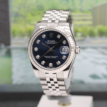 Lade das Bild in den Galerie-Viewer, Rolex Datejust Medium Stahl/Weißgold Ref : 178274 mit Rolex Box &amp; Papiere
