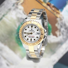 Lade das Bild in den Galerie-Viewer, Rolex Yachtmaster Lady Stahl/Gold Automatik Ref: 169623 mit Rolex Box &amp; Papiere
