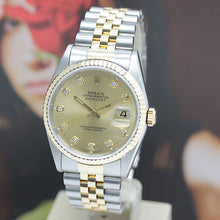 Lade das Bild in den Galerie-Viewer, Datejust Stahl/Gold Ref : 16233
