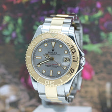 Lade das Bild in den Galerie-Viewer, Rolex Yachtmaster Medium Stahl/Gold Ref: 168623 mit Box &amp; Papiere von 1999
