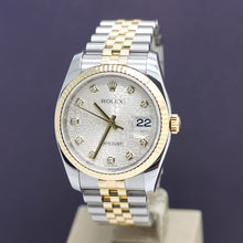Lade das Bild in den Galerie-Viewer, Rolex Datejust Stahl/Weißgold Ref : 116233
