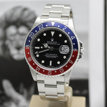 Lade das Bild in den Galerie-Viewer, Rolex GMT Master II Stahl Ref: 16710
