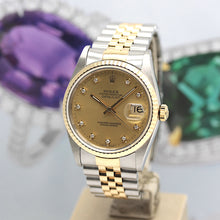 Lade das Bild in den Galerie-Viewer, Datejust Stahl/Gold Ref : 16233
