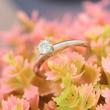 Lade das Bild in den Galerie-Viewer, Tiffany &amp; Co. Verlobungsring Platin 950-Gr.49 - Box &amp; Zertifikat 0.27 ct - VS1
