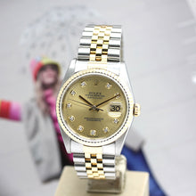 Lade das Bild in den Galerie-Viewer, Datejust Stahl/Gold Ref : 16233
