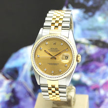 Lade das Bild in den Galerie-Viewer, Datejust Stahl/Gold Ref : 16233
