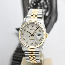 Lade das Bild in den Galerie-Viewer, Rolex Datejust Stahl/Gold Ref : 16233 mit Rolex Box von 1997
