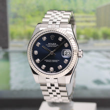 Lade das Bild in den Galerie-Viewer, Rolex Datejust Medium Stahl/Weißgold Ref : 178274 mit Rolex Box &amp; Papiere
