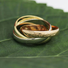 Lade das Bild in den Galerie-Viewer, Les must de Cartier Trinity Tricolour 18KT Gold mit Cartier Box &amp; Papiere in Gr. 52

