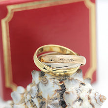Lade das Bild in den Galerie-Viewer, Les must de Cartier Trinity Tricolour 18KT Gold mit Box &amp; Papiere in Gr. 53
