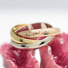 Lade das Bild in den Galerie-Viewer, Les must de Cartier Trinity Tricolour 18KT Gold mit Box &amp; Papiere in Gr. 51
