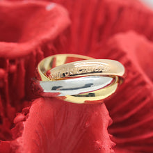 Lade das Bild in den Galerie-Viewer, Les must de Cartier Trinity Tricolour 18KT Gold mit Box &amp; Papiere in Gr. 49
