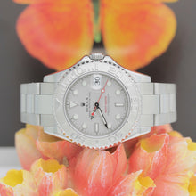 Lade das Bild in den Galerie-Viewer, Rolex Yachtmaster Medium Stahl/Platin Ref: 168622 mit Rolex Box

