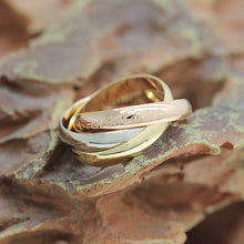 Lade das Bild in den Galerie-Viewer, Les must de Cartier Trinity Tricolour 18KT Gold mit Box &amp; Papiere in Gr. 51
