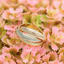 Lade das Bild in den Galerie-Viewer, Les must de Cartier Trinity Tricolour 18KT Gold mit Cartier Box in Gr. 49
