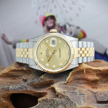 Lade das Bild in den Galerie-Viewer, Datejust Stahl/Gold Ref : 16233
