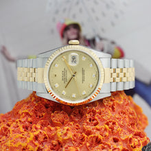 Lade das Bild in den Galerie-Viewer, Datejust Stahl/Gold Ref : 16233
