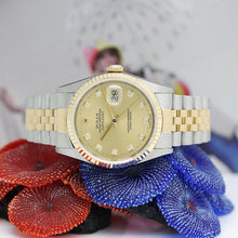Lade das Bild in den Galerie-Viewer, Datejust Stahl/Gold Ref : 16233
